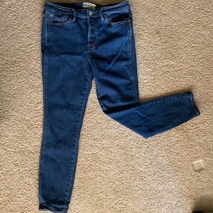 Free People Button Up Ankle Jean